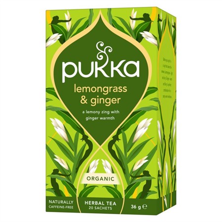 Pukka Örtte Lemongrass & Ginger EKO 4x20-p